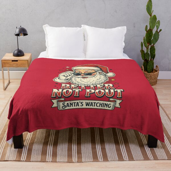 Item preview, Better Not Pout Funny Santa Christmas designed and sold by dudelinart.