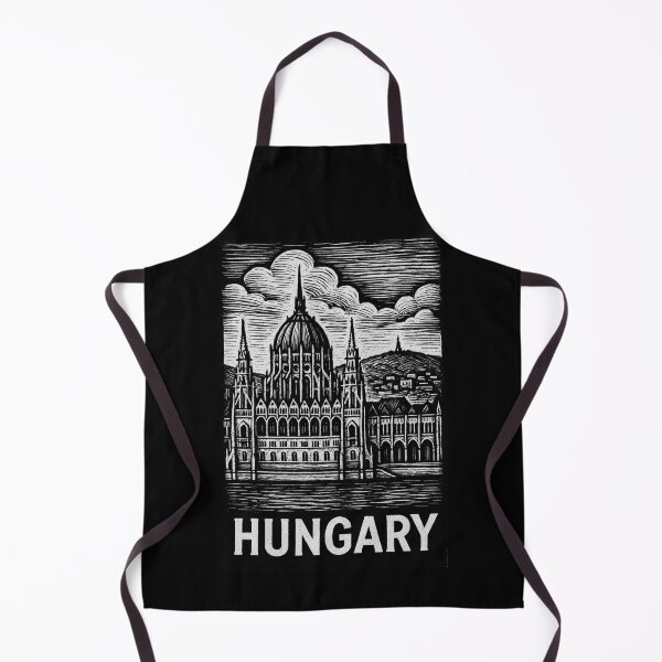 Item preview, Hungary Linocut Style designed and sold by Thistle-TShop.