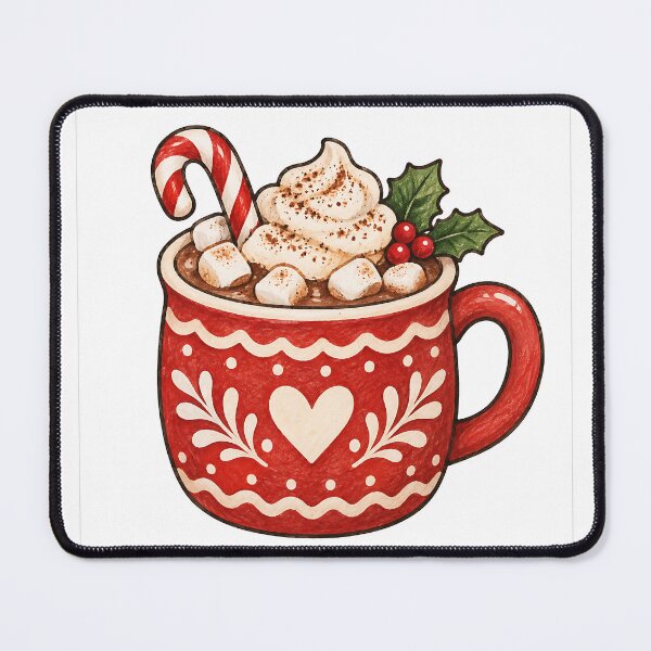 Item preview, Merry Christmas hot chocolate designed and sold by RobertMartinArt.