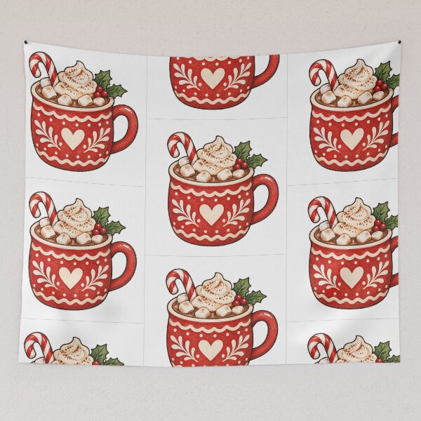 Item preview, Merry Christmas hot chocolate designed and sold by RobertMartinArt.