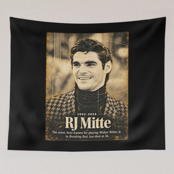 Item preview, RJ Mitte Breaking Bad Walter White Jr 1992-2026 Tribute Vintage designed and sold by BartholomewAsh.