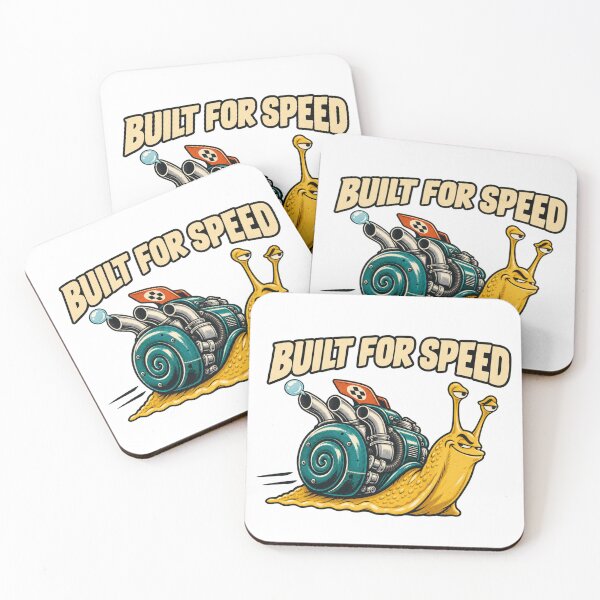 Item preview, Built for Speed Racing Snail Funny Hot Rod Animal Meme designed and sold by ZAROOMART.