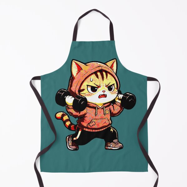 Item preview, Grumpy Gym Cat T-Shirt Funny Workout Cute designed and sold by AstronautMerch.