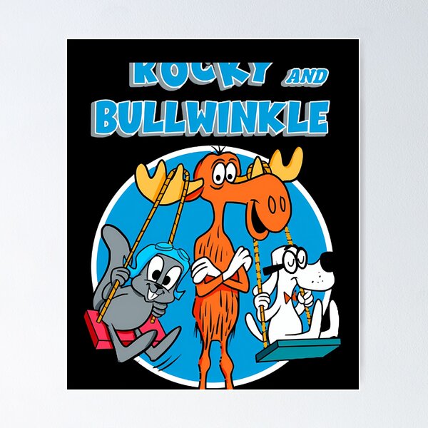 Item preview, Rocky And Bullwinkle designed and sold by RepentAgenda.