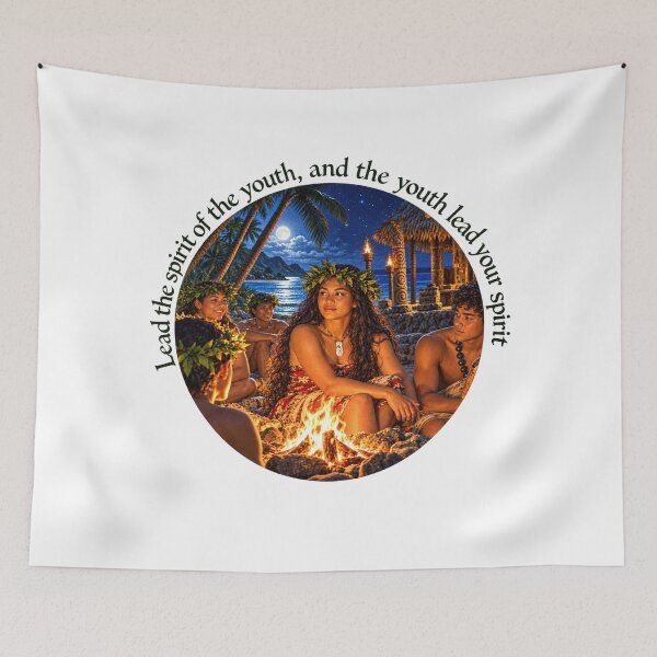 Item preview,   	 Samoa Leadership Proverb - Lead the spirit of the youth | Pacific Art designed and sold by ShakaLife.org.