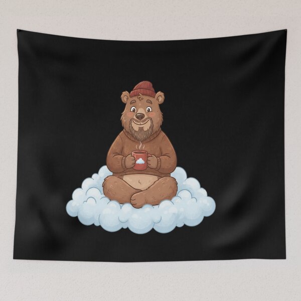 Item preview, Bear in the forest designed and sold by redderkunziee.