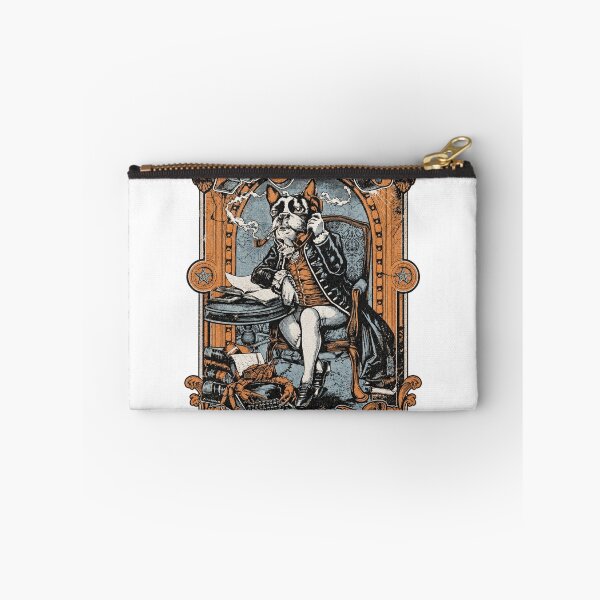 Item preview, Vintage Boston Terrier Gentleman Smoking Pipe Art Nouveau Graphic designed and sold by SadieGreenfe.