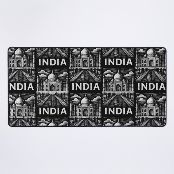 Item preview, India Linocut Style  designed and sold by Thistle-TShop.