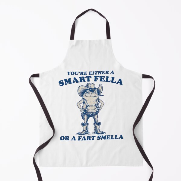 Item preview, Are You A Smart Fella Or Fart Smella Funny Frog Meme designed and sold by 27Maydesign.