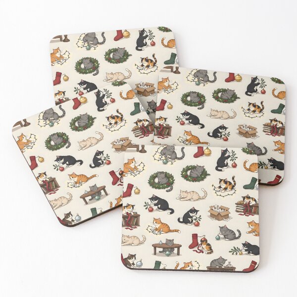 Item preview, Cute Christmas Cats Mischief designed and sold by Sybille-Yates.