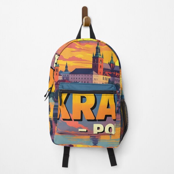 Item preview, Kraków Poland – Vintage Castle Riverside Travel Poster designed and sold by LSVart.