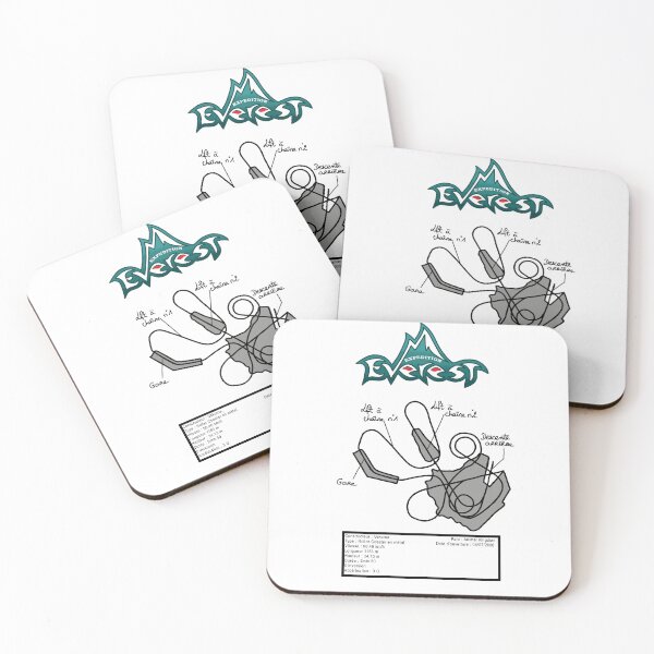 Item preview, Layout Expedition Everest Coaster Artwork — Animal Kingdom Disney World designed and sold by FoolishDreamers.
