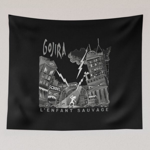 Item preview, Gojirass L'Enfantss Sauvagess Monstrousss Cityss designed and sold by Gondamontari.