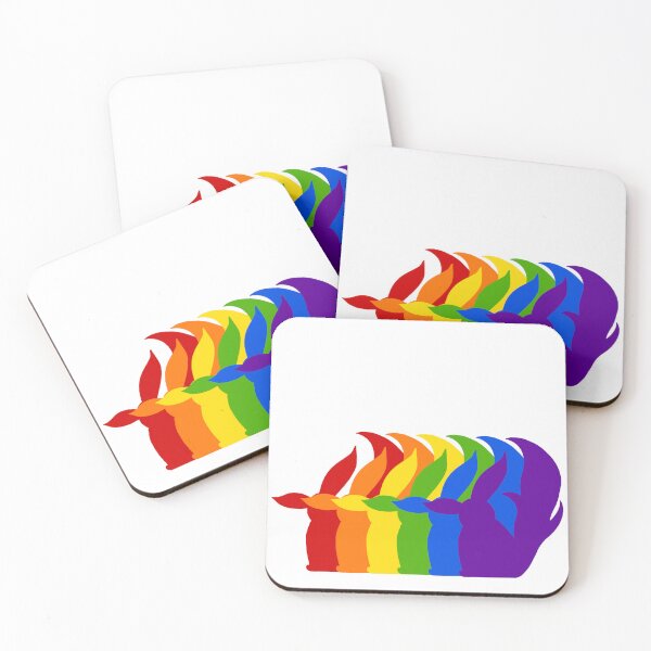 Item preview, FFXIV Rainbow Pride Carbuncle designed and sold by Final Fantasy Pride.