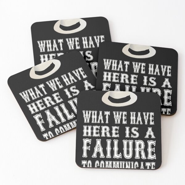 Item preview, Cool Hand Luke Quote What We Have Here Is Failure To Communicate designed and sold by Tahrah-Retro.