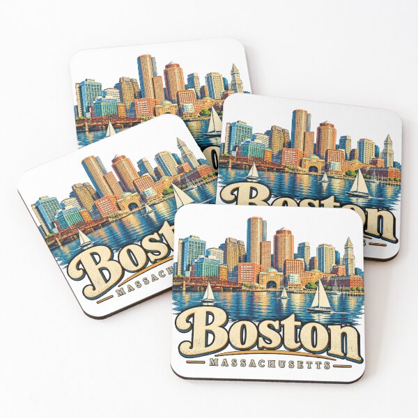 Item preview, Vintage Boston Massachusetts Travel Souvenir Landmark Gift designed and sold by MichaeIRellov.