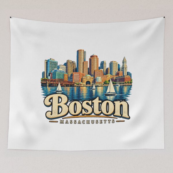Item preview, Vintage Boston Massachusetts Travel Souvenir Landmark Gift designed and sold by MichaeIRellov.