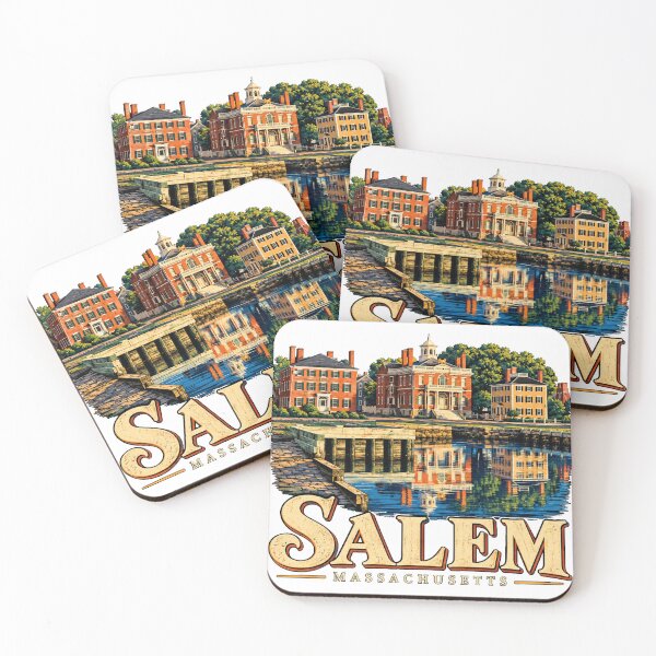 Item preview, Vintage Salem Massachusetts Travel Souvenir Landmark Gift designed and sold by MichaeIRellov.