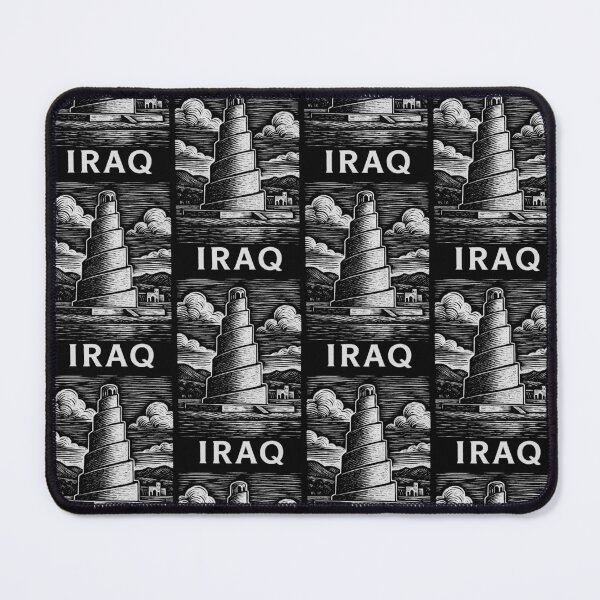 Item preview, Iraq Linocut Style  designed and sold by Thistle-TShop.