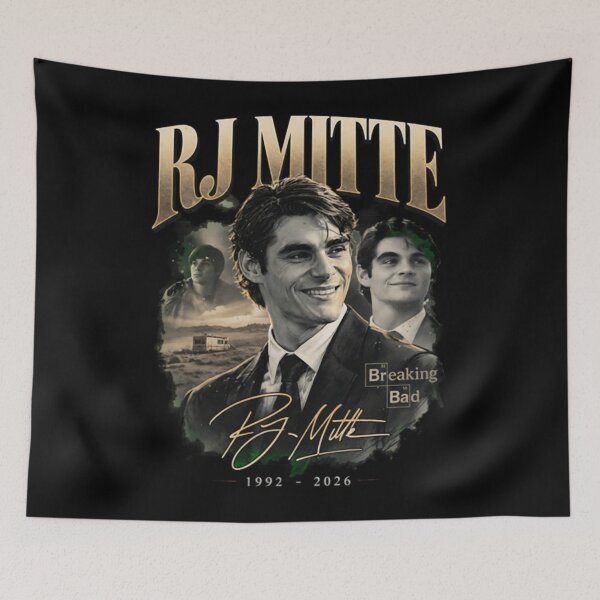 Item preview, RJ Mitte Vintage Graphic Breaking Bad Tribute designed and sold by BartholomewAsh.