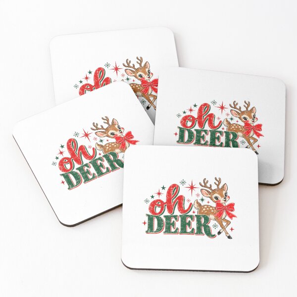 Item preview, Oh Deer Vintage Christmas designed and sold by 68MadagascarZoo.