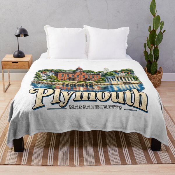 Item preview, Vintage Plymouth Massachusetts Travel Souvenir Landmark Gift designed and sold by MichaeIRellov.