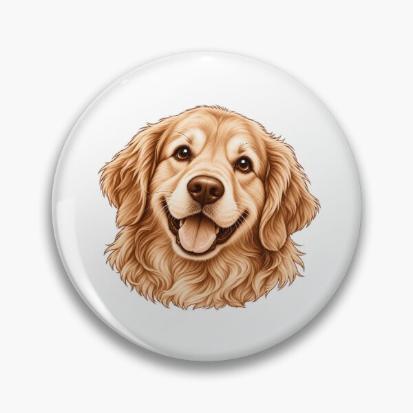 Item preview, Monochromatic Sepia Golden Retriever - Vintage Art designed and sold by Myra365Art.