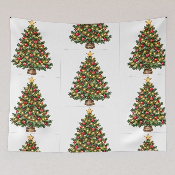 Item preview, Merry Christmas Tree designed and sold by RobertMartinArt.