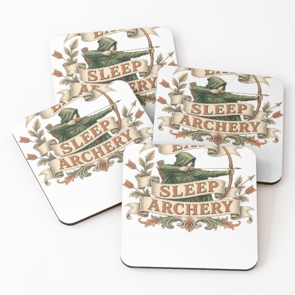 Item preview, Eat Sleep Archery Bow Hunting Archer Gift designed and sold by HappyVibration.
