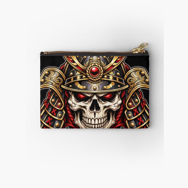 Item preview, Samurai Skull Black Gold Warrior Art designed and sold by THAT-ONE-TEE.