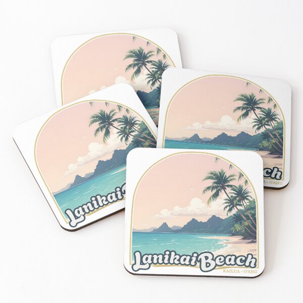 Item preview, Lanikai Beach Turquoise Water Art designed and sold by wildexperience.