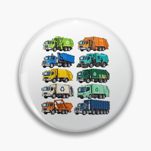 Item preview, Garbage Trucks Collection Recycling Sanitation Vehicle designed and sold by gordonbwyashop.