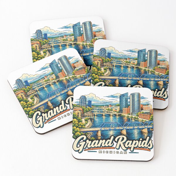 Item preview, Vintage Grand Rapids Michigan Travel Souvenir Landmark Gift designed and sold by MichaeIRellov.