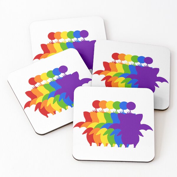 Item preview, FFXIV Rainbow Pride Moogles designed and sold by Final Fantasy Pride.