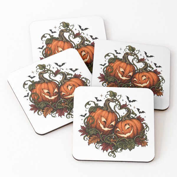 Item preview, Vintage Jack-o’-Lantern Design – Pumpkin Pair Art designed and sold by TeeVex.