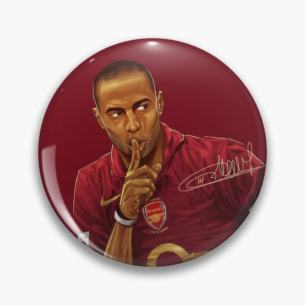 Item preview, Thierry Henry Highbury Illustration (Maroon version) designed and sold by farqaleitart.