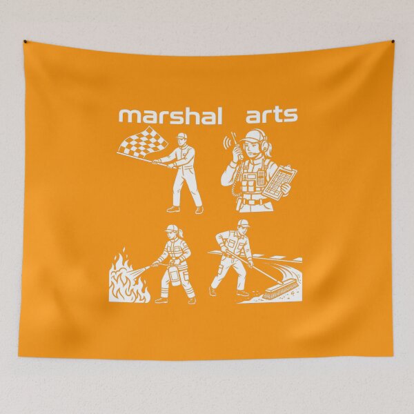 Item preview, Motorsport Track Marshals Comic Style Line Art designed and sold by AgdBol.
