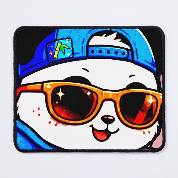 Item preview, Panda Skater Kawaii Funny Happy Panda Skateboarding T-Shirt designed and sold by AstronautMerch.