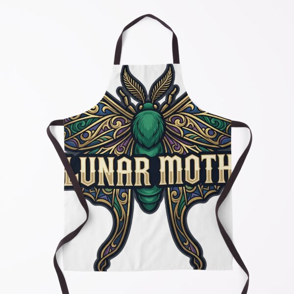 Item preview, Lunar Moth Emblem - Luna Moth Gothic Entomology Art designed and sold by IllumeInk.