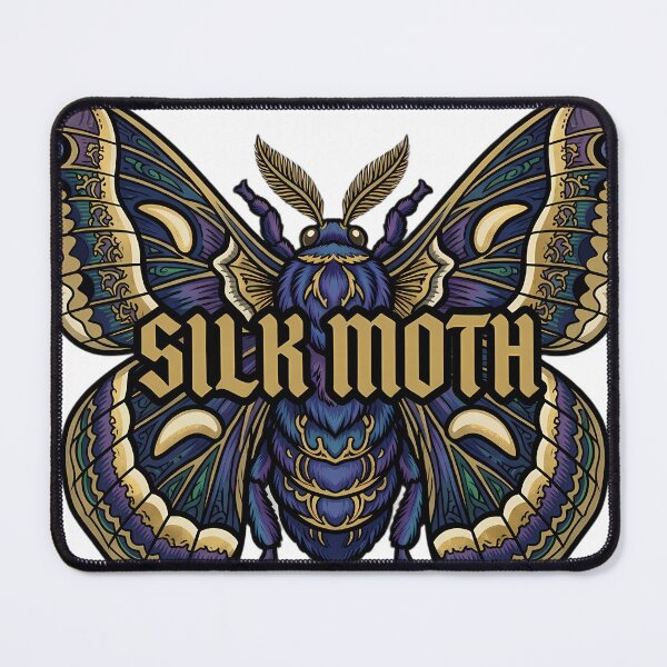 Item preview, Silk Moth Emblem - Cecropia Moth Gothic Entomology Art designed and sold by IllumeInk.