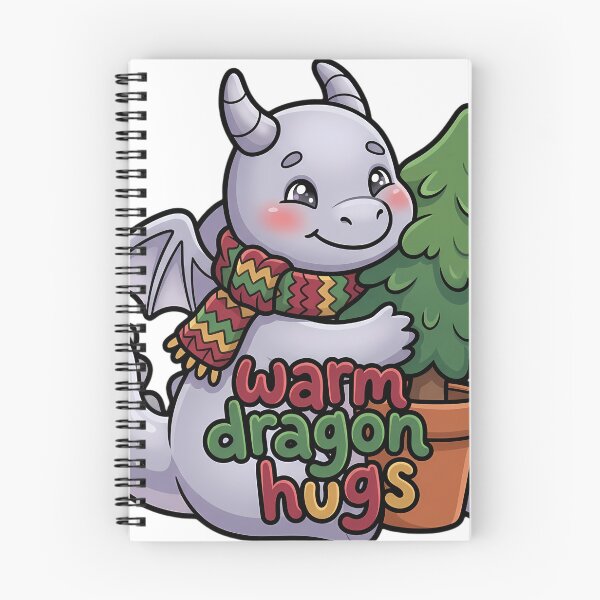 Item preview, Cute Dragon Hugging a Potted Pine Tree - Warm Dragon Hugs designed and sold by pumsquare.