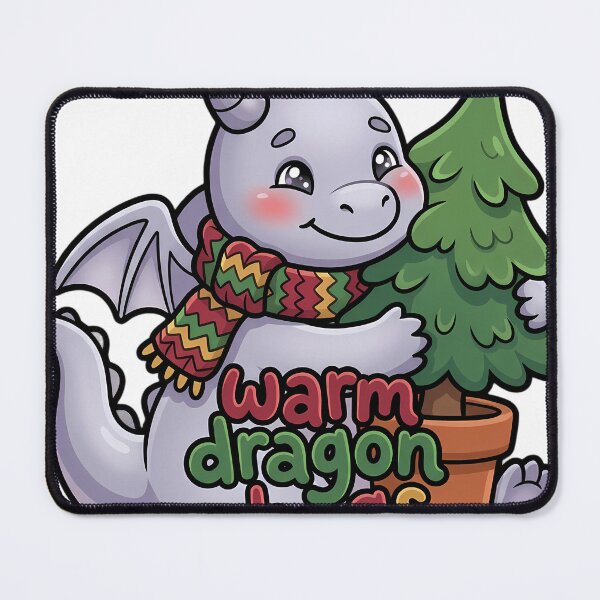 Item preview, Cute Dragon Hugging a Potted Pine Tree - Warm Dragon Hugs designed and sold by pumsquare.