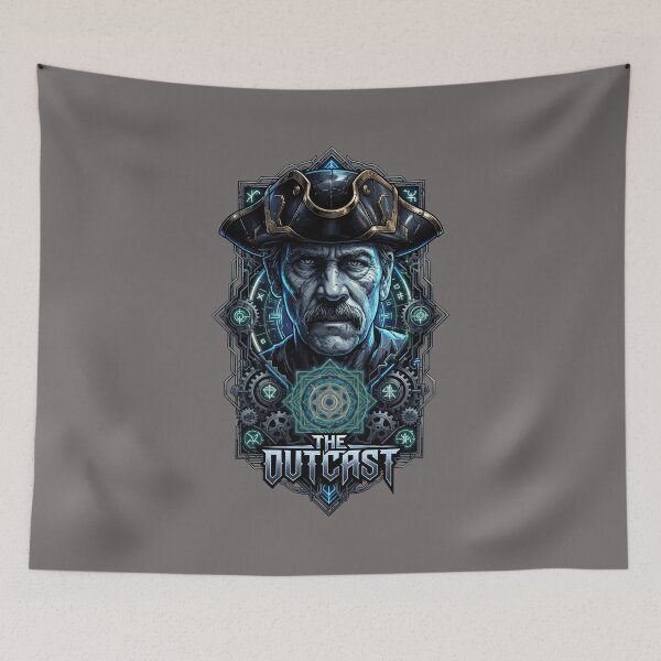 Item preview, Intense Gaze Portrait Art On Dark Fabric-27 designed and sold by DannyRothe.