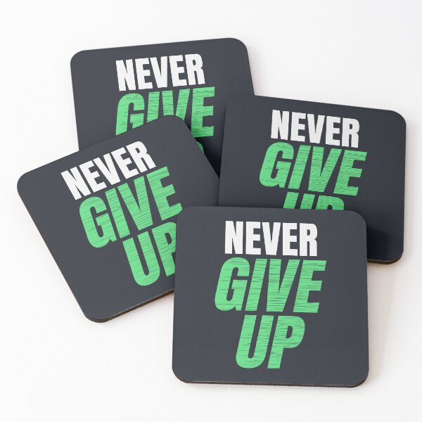 Item preview, Never Give Up Motivational Quote designed and sold by Mrali9914.