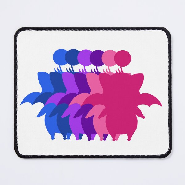 Item preview, Celebrate Bi Pride with Moogles! designed and sold by Final Fantasy Pride.