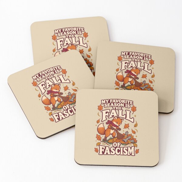 Item preview, My Favorite Season Is the Fall of Fascism – Floral Halloween Activist Design designed and sold by CutieGalore.