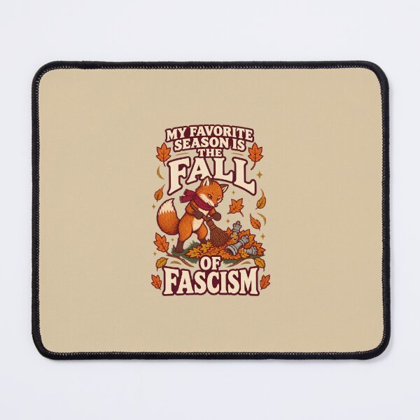 Item preview, My Favorite Season Is the Fall of Fascism – Floral Halloween Activist Design designed and sold by CutieGalore.