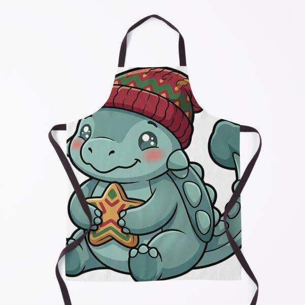 Item preview, Cute Christmas Ankylosaurus Holding an Iced Star Cookie designed and sold by pumsquare.