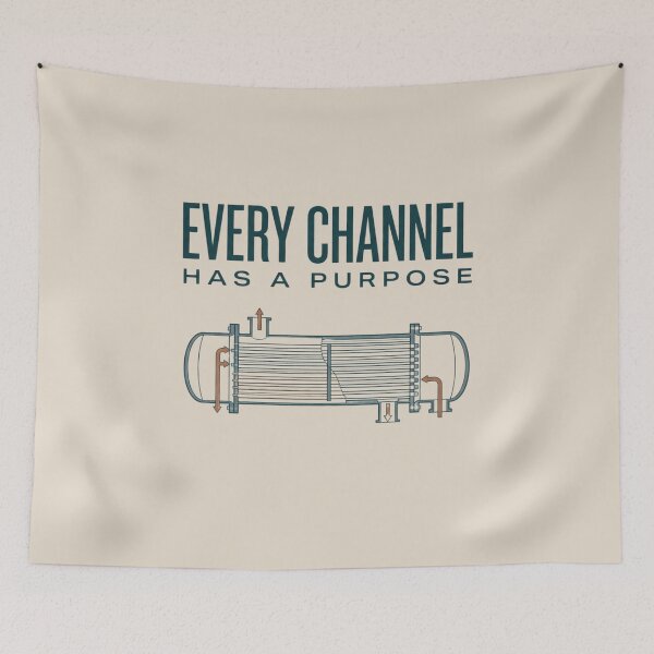 Item preview, Heat Exchanger Design Thermal Engineering Illustration designed and sold by Amr Darwish Graphic designer.