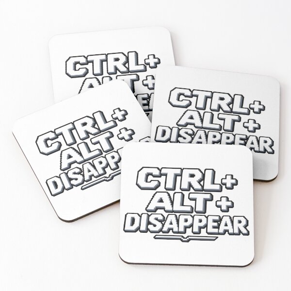 Item preview, Ctrl+Alt+Disappear designed and sold by zakvisuals.